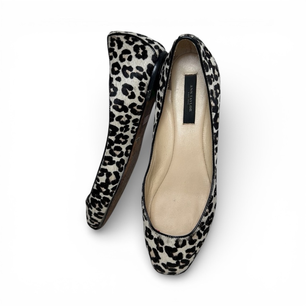 AnnTaylor calf’s hair Leopard Print Women's Flats - Picture 6 of 12